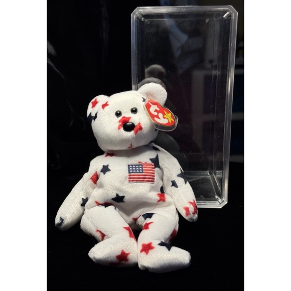 Vintage Ty Beanie Baby Glory 1997 Hang Tag 1998 Tush Tag Multi Estate Coll MWMT